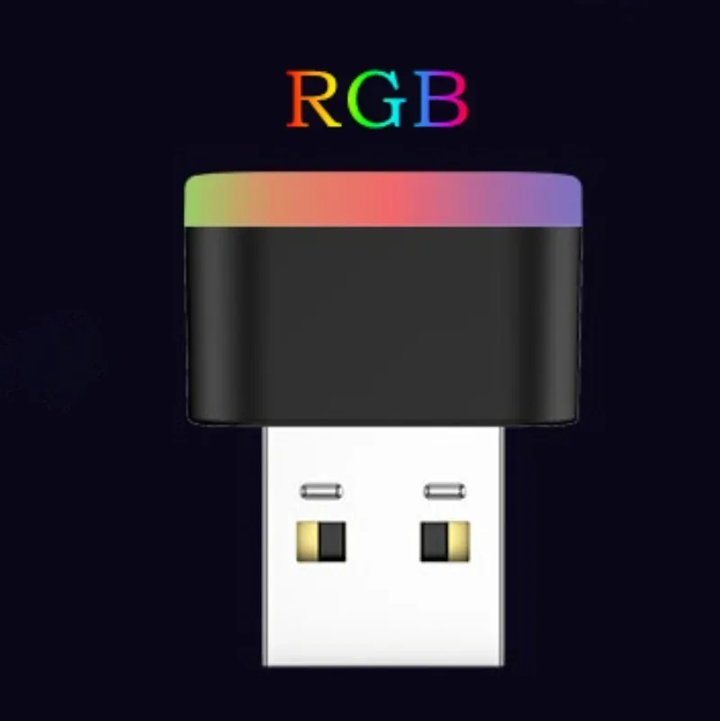 ตัวเลือกสินค้า USB LED Night Light 5 โหมด ตกแต่งรถ