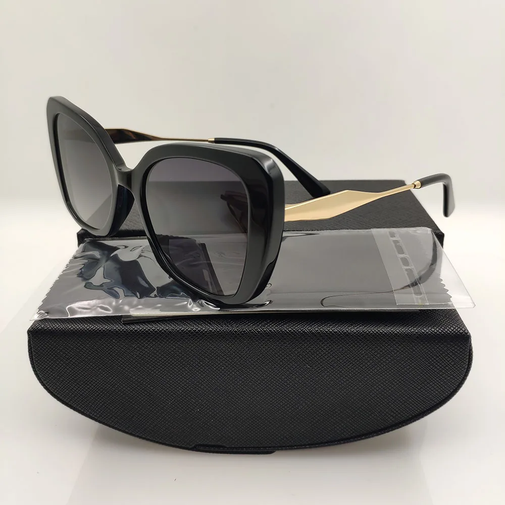 

2023 Square Summer Acetate Woman Fashion Sunglasses For Women Steampunk Black Brand Designer New Irregular Shades Sun Glasses