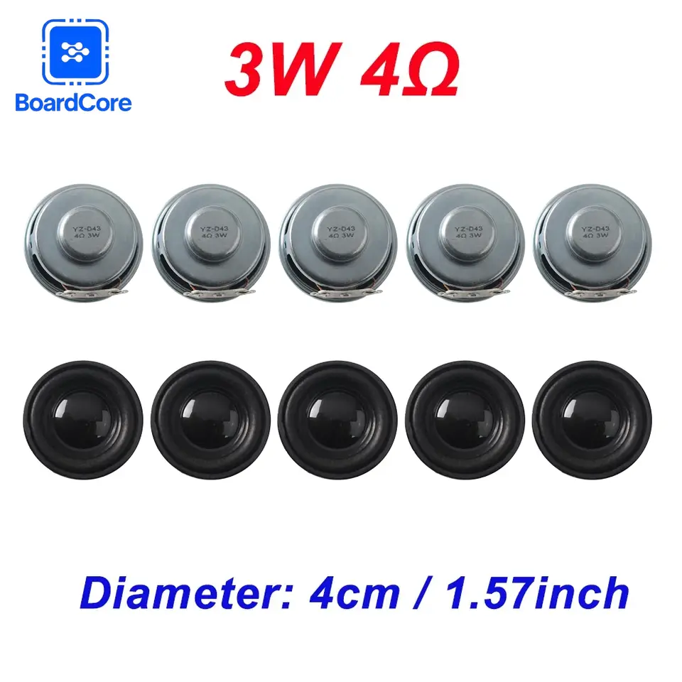 1-10pcs 40mm Speaker 4R 3W Mini Amplifier/Bluetooth Speaker -Watt 4 Ohm 40mm Small Speakers for DIY Electronics image 6