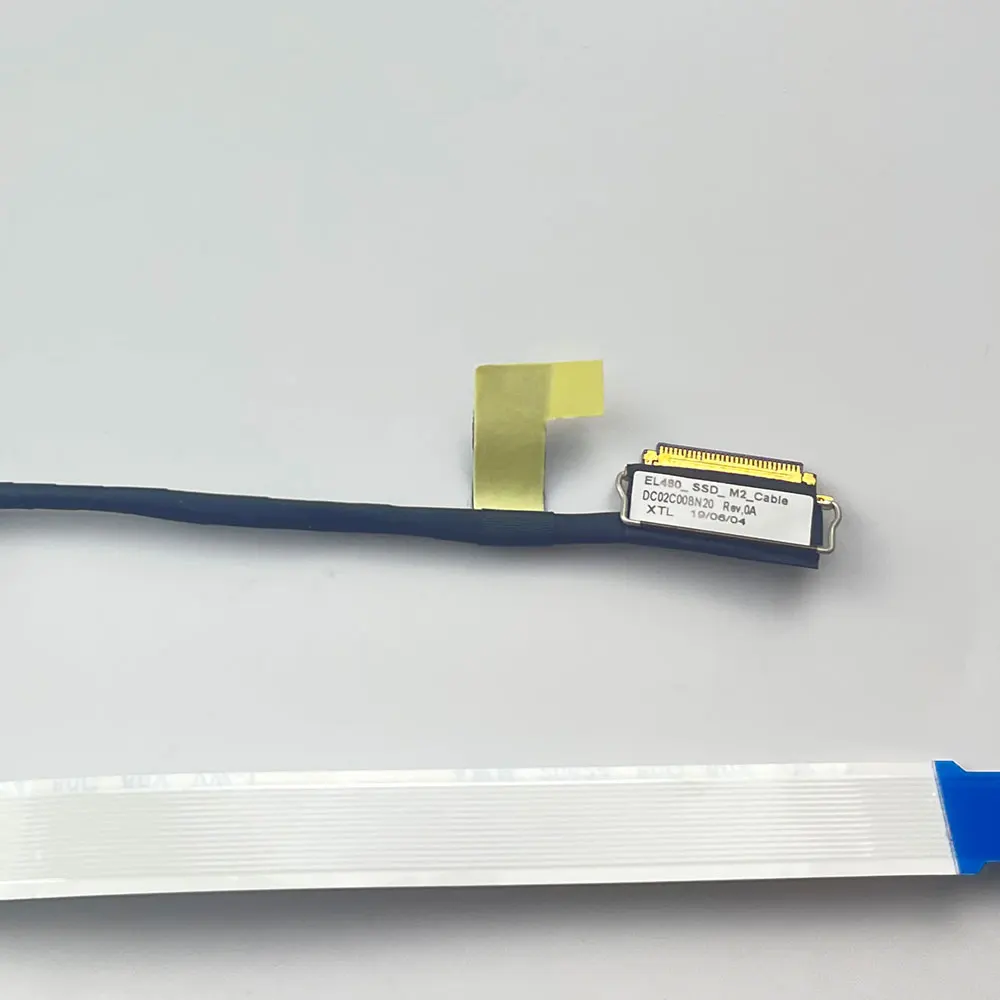 Conector de Disco Rígido Sata para Laptop Conector Hdd Cabo Flexível para Lenovo Thinkpad L480 El480 L490 M.2 m2 Ssd Dc02c00bn20 Nbx0001la10 01lw339 - Imagem 3