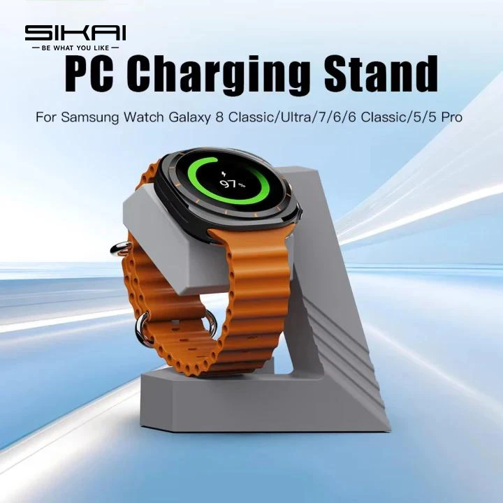 Geometric Charging Stand for Smart Watch Charger Dock Base
