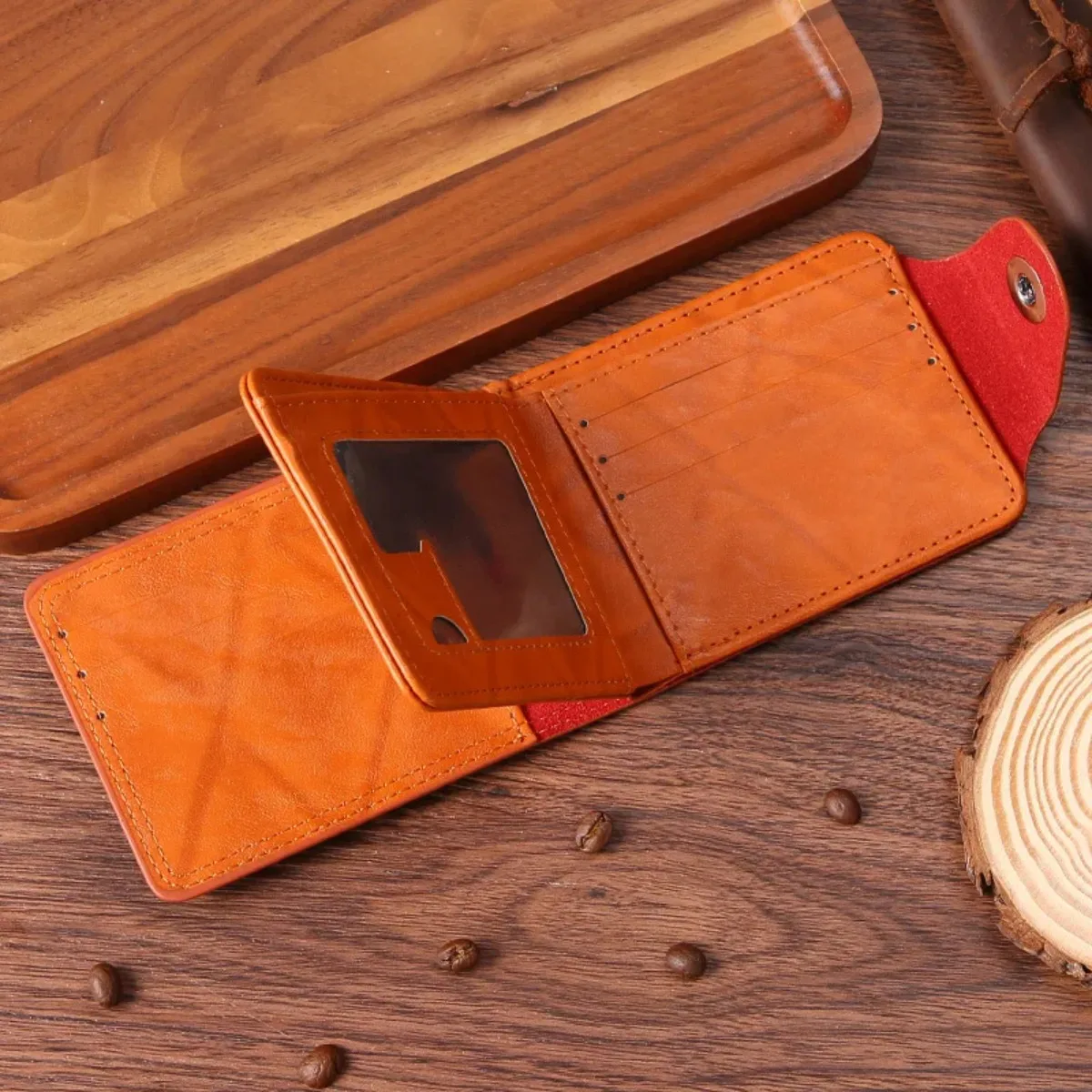 Men's Wallets with 100 US Dollar Pattern Hasp Male Leather Wallet with Zipper Card Holder Coin Pocket Purse cartera hombre - 2