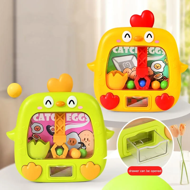 Funny Animal Claw Machine Toys Children Board Games Cute Chicken Catcher Claw Ball Grabbing Toys Kids Birthday Christmas Gift 2