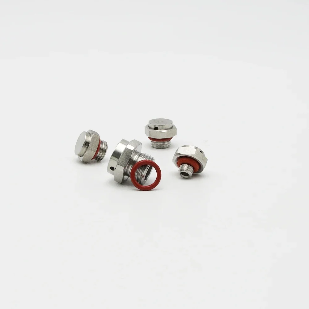 10 pcs M5*0.8 Waterproof Metal Screw Vent Plug SS304 M5x0.8 Stainless Steel Breathable Screw Vent Valve