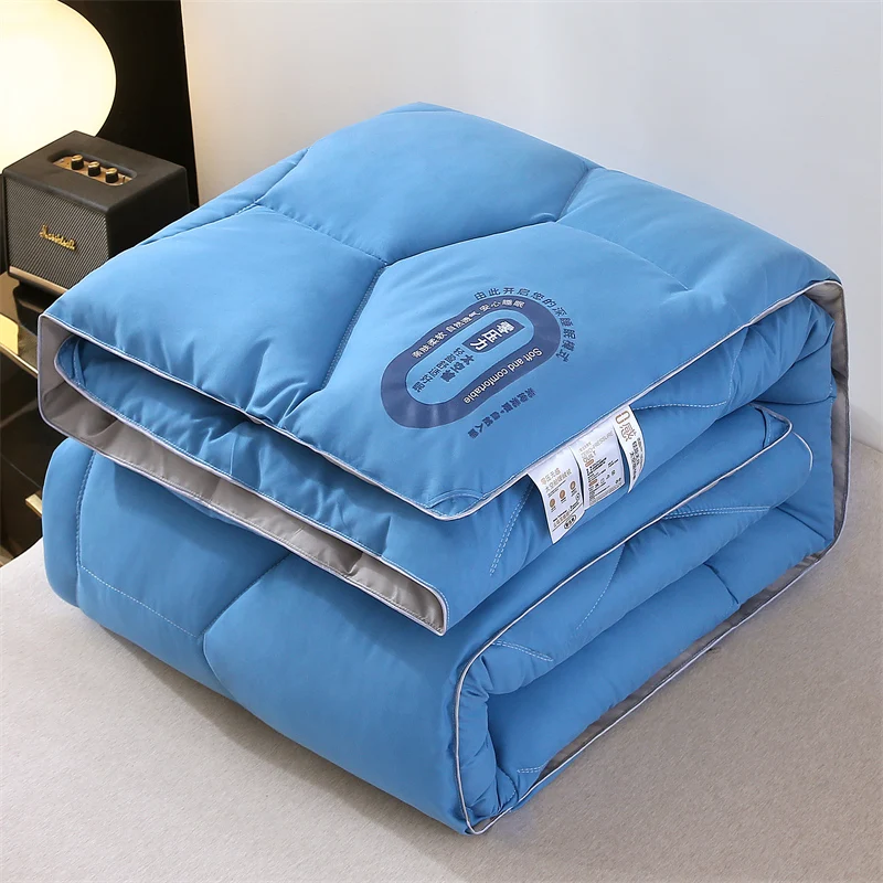Piumino d'oca come piumino soffice trapuntato cubo d'acqua piumino calore inverno/autunno coperta spessa trapunta a pressione zero nucleo 200 * 230 cm