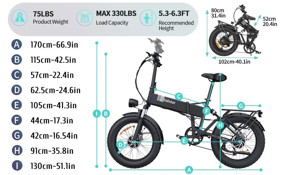 New H20 Pro Mountain E-bike 2000W Powerful Dual motor 48V 23AH 20inch*4.0 Fat Tire Snow Electric Bicycle Foldable Ebike Sac172d9b96a749b0a62c56a9fc19afe0P