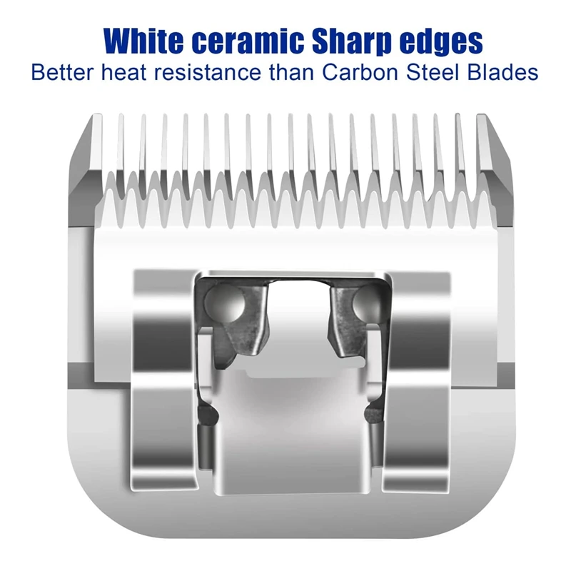 30 Dog Pet Cat Grooming Detachable Ceramic Blade For Andis AG,AGC,AGP/Oster A5,Classic 76/Wahl KM Professional Animal Clipper