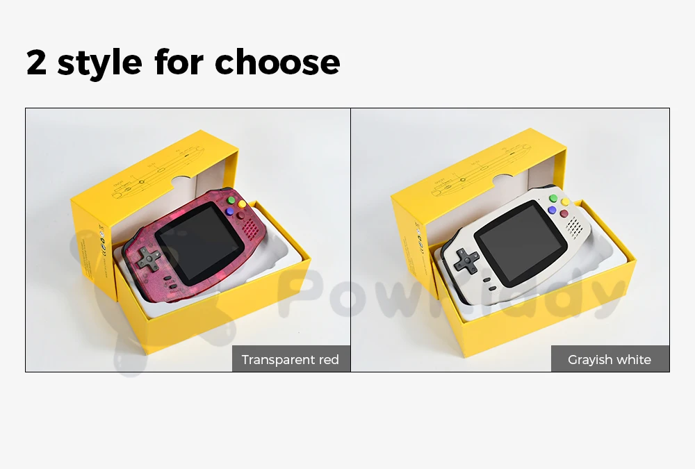 New POWKIDDY A30 Handheld Game Console 2.8 inch IPS HD Screen 32G Built-in 4000 Games Portable Game Console Children’s Gift