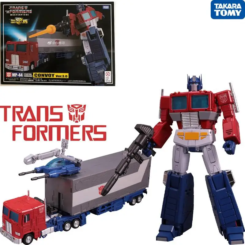 

Takara Tomy Transformers Masterpiece Class Mp-44 3.0 Optimus Prime Action Figure Free Shipping Hobby Collect Birthday Present