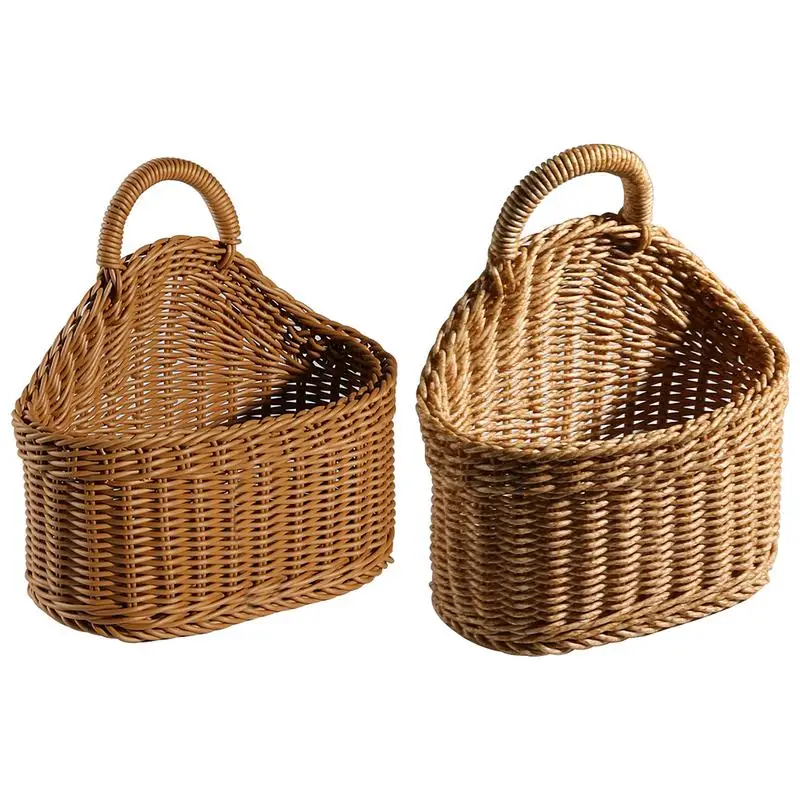 

Wall Basket Jute Woven Hangings Storage Baskets Handmade Garden Planters Basket For Living Room Bathroom Kitchen And Bedroom