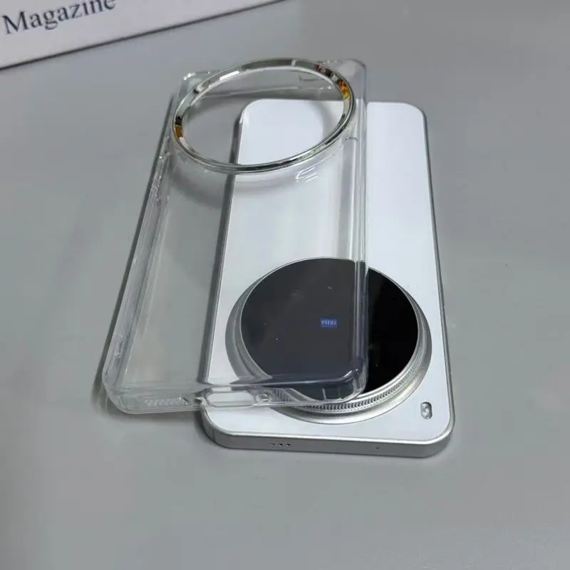 Magnetic Transparent TPU Soft Silicone Shockproof Bumper Phone Case