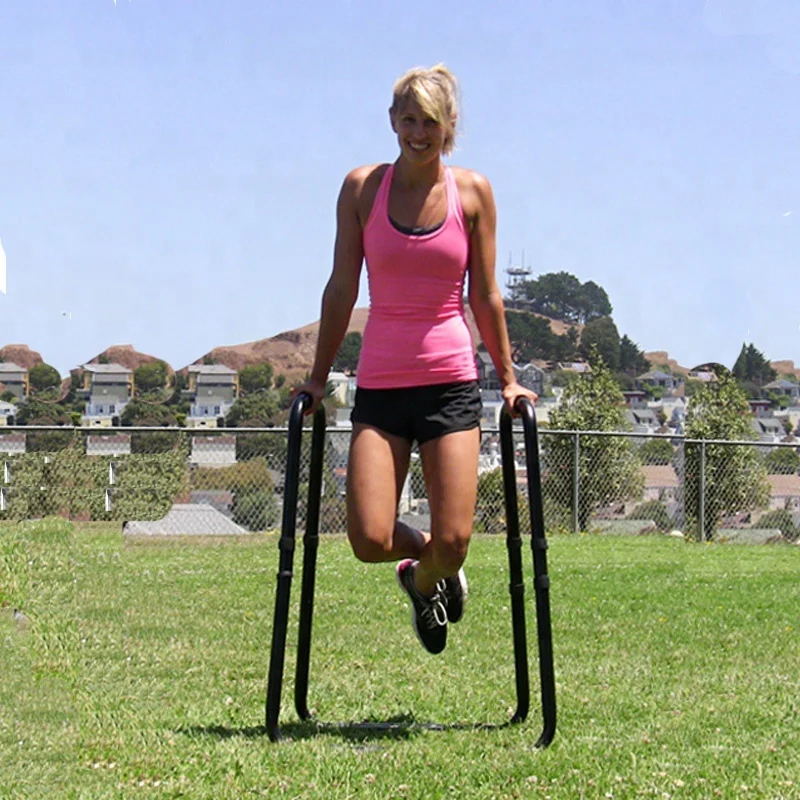Parallettes Sport Fitness Equipment Tricep Muscle Strength Trainer Calisthenics Exercise Dip Station Bar Pull up Push Ups Stands