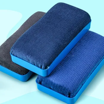 Gomma magnetica per lavagna Piccola gomma da cancellare a secco Pennarelli neri Accessori Gomme per lavagna bianca a pelo morbido per cancelleria per ufficio scolastico