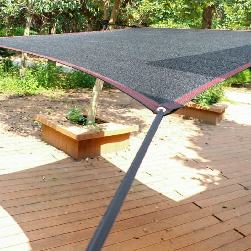 Outdoor Shade Cloth, Shade Netting for Balcony, Garden, UV Resistant Awning, Shade Sail, with Grommet