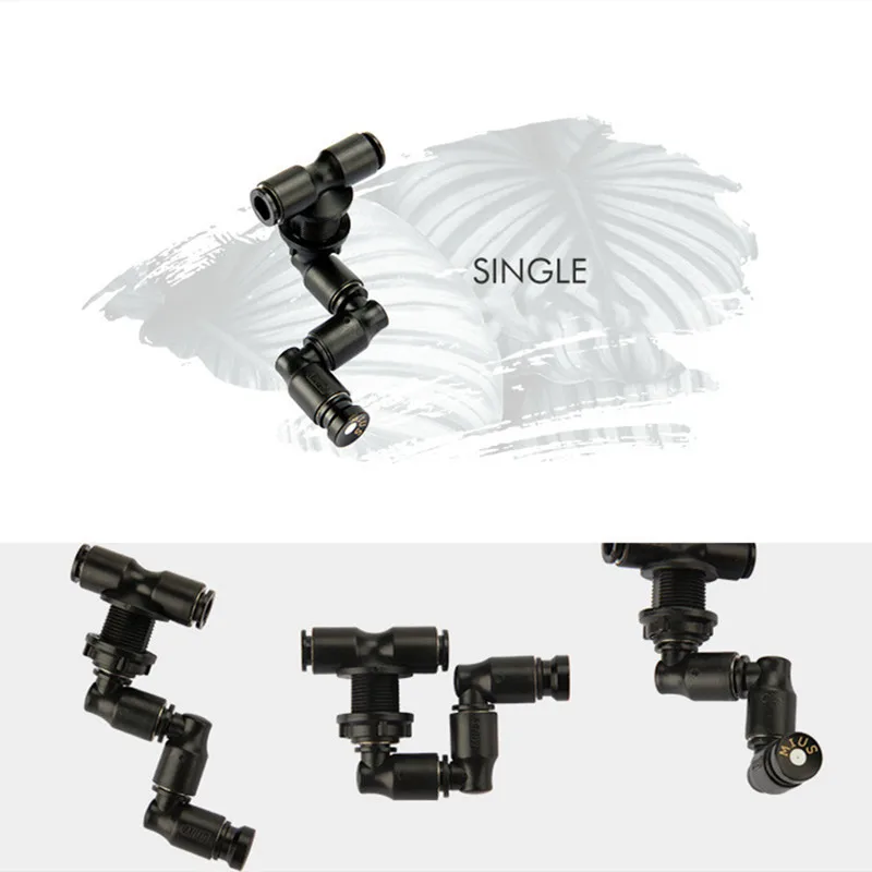 Sprinkler MIUS Smart Reptiles Fogger Mist Sprinkler Rainforest Tank 360 Adjustable Aquarium Aquatic Pet Cooling System reptile fogger