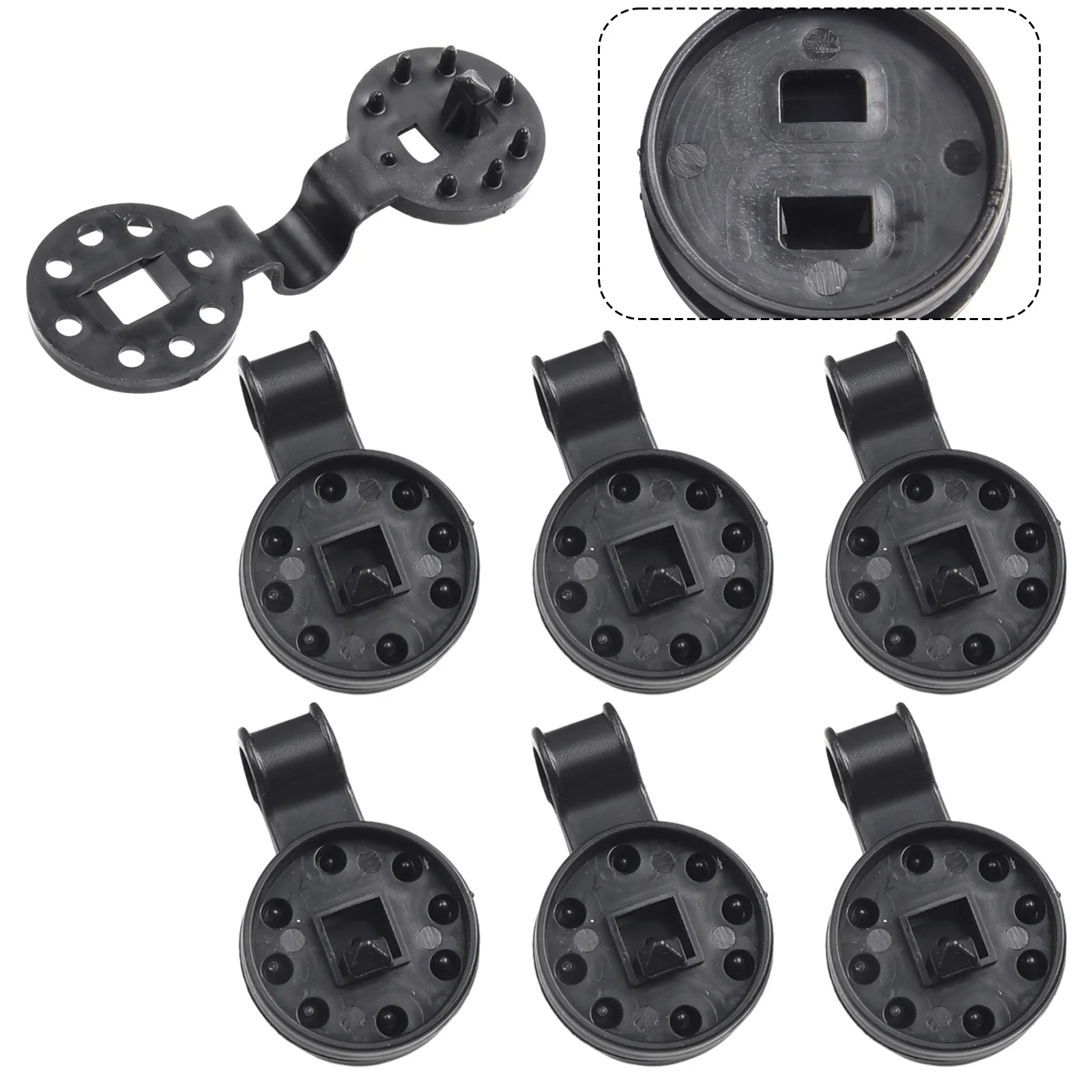 Plastic Clips For Awnings Outdoor Shadow Awning Network Clip Camping Clips Garden Buildings Fence Net Fix Clamp Hook 50pcs sun shade net clips