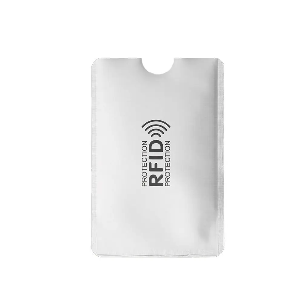5pcs Colorful RFID Blocking Card Holder and Passport Protector Sleeves