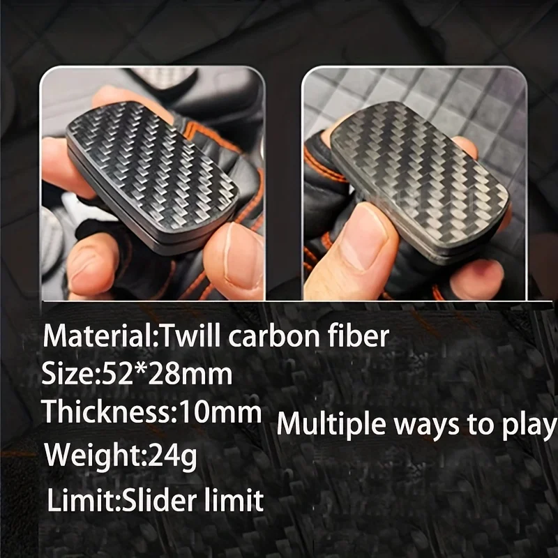 Fidget Toy Sensory Fidget Toy Anti Stress Toy Carbon Fiber Magnetic Push Slider EDC Adult Fidget Toys