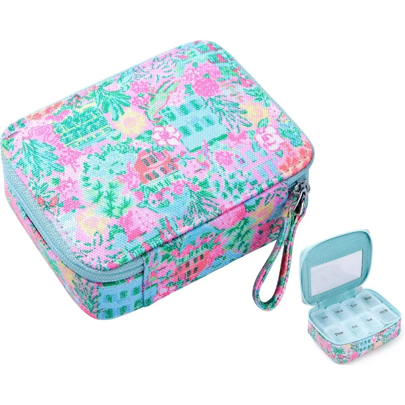 Weekly Pill Organizer Case for Vitamins and Supplements, 7-Day Travel Medicine Holder
