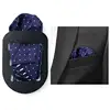 Q39B 5pcs Pocket Square Holder for Men Suits Pocket Square Folder Keeper 5