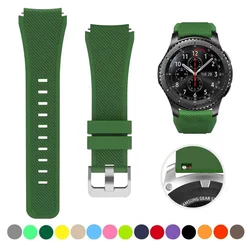 Premium Silicone Smartwatch Band, 20mm/22mm, Multiple Models - 22mm (AGr)