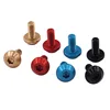 4 Pcs Bicycle Water Bottle Cage Bolt Cycling Accessories Kettle Holder Aluminum M5 Screw Handle Bikes Part for MTB Road Bike 5