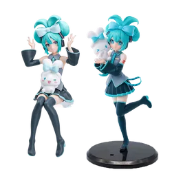 21cm Hatsune Miku Anime Figure - Fashion Subculture PVC Collectible Doll Toy - Ideal Christmas Gift (2pcs no box)