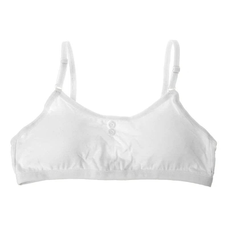 Young Girls Training Bra Kids Vest Teens Solid Color Underwear Children Bras