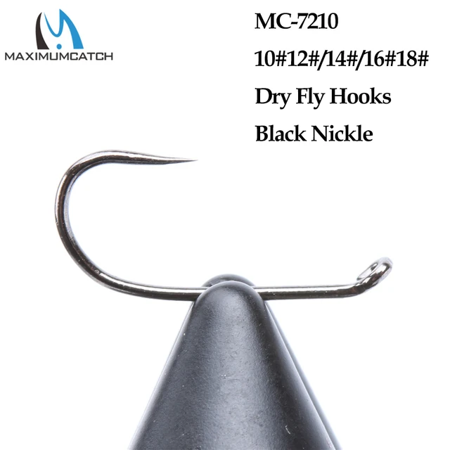 Maximumcatch 100pc Fly Fishing Hook 10#-18# Fish-Friendly Barbless