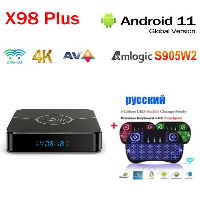 TV Box Android 4K - Convierte Tu TV En Smart TV con WiFi - 4GB RAM