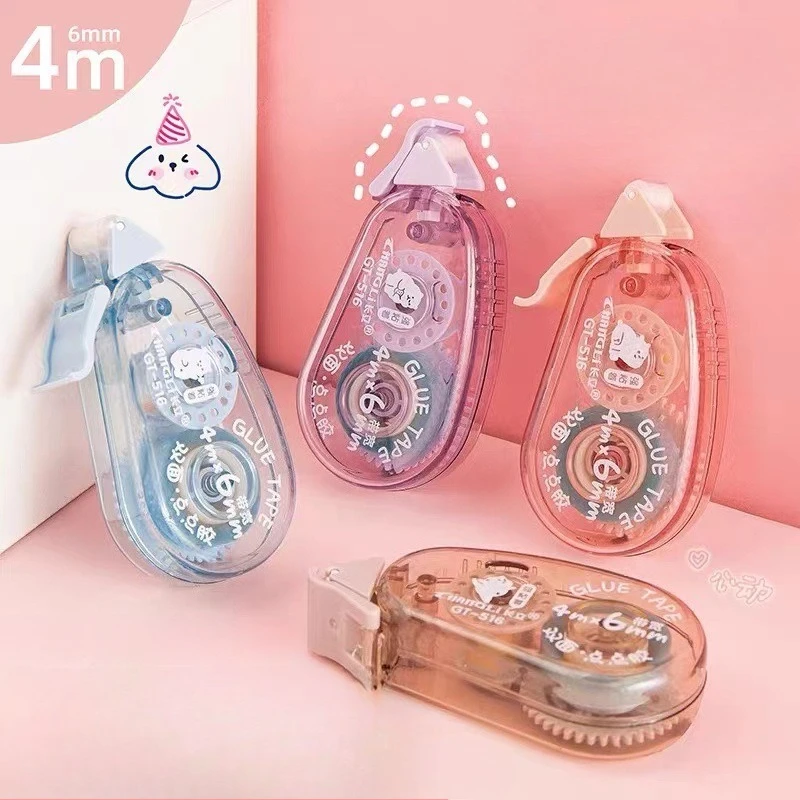 4 개/갑 대용량 미니 접착제 수제 양면 테이프, 핸드북 용 DIY 도트 접착제
