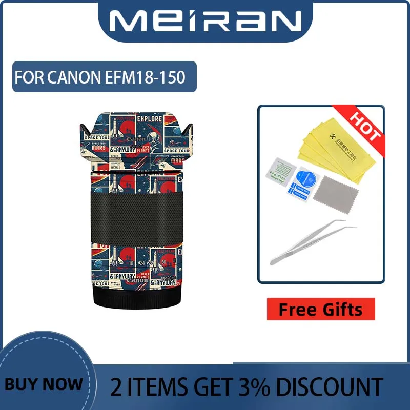 

Защитная пленка для объектива камеры, Защитная пленка для камеры с защитой от царапин для Canon EFM18-150mm F3.5 18-150 мм F3.5 18150 18-150F3.5