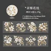 1Roll Loop Stickers Office School PET Supplies Baroque Tape Retro Material Adhesives Handbook Floral Scrapbook cut 50mm*2M 6
