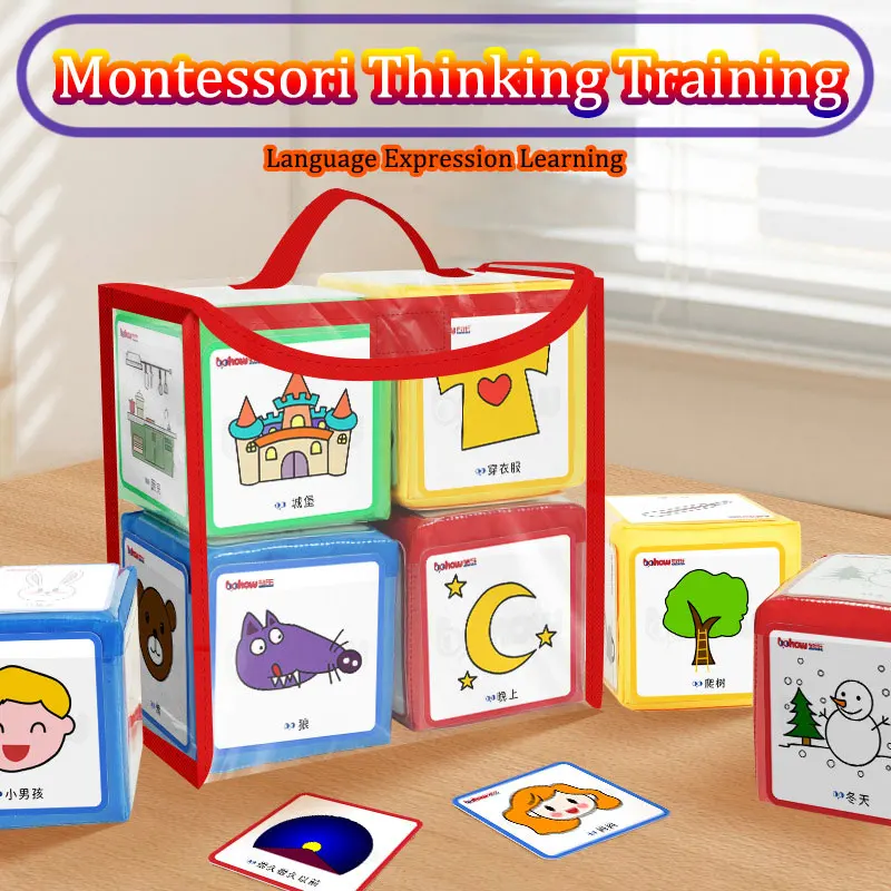 Soft Dice Storytelling Montessori Toys for Kids