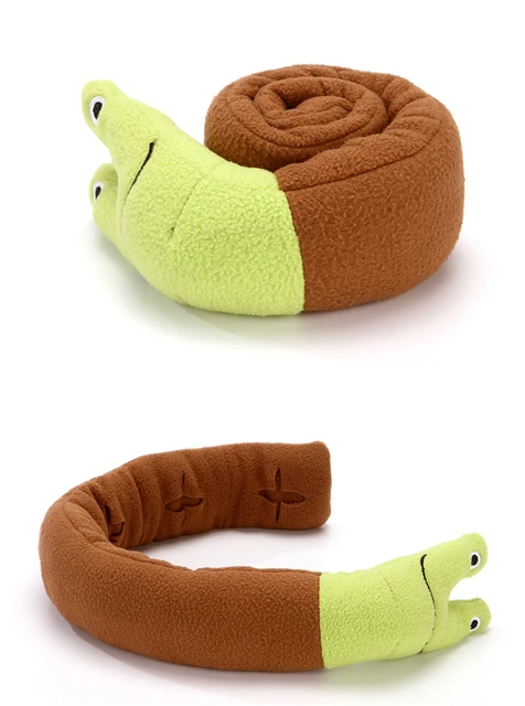 Snail Dog Sniffing Food Molar Plush Pet Chew Toys - Set of 1 - Inspire  Uplift