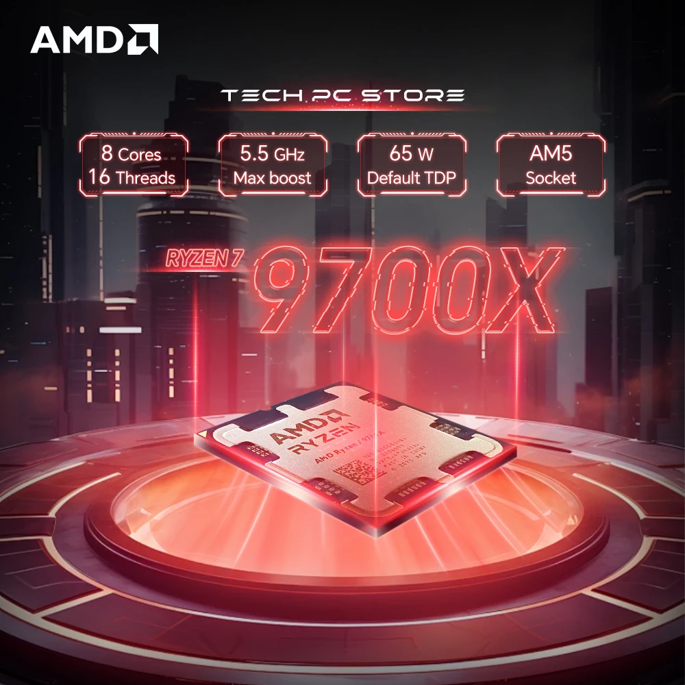 AMD Ryzen 7 9700X L3=32M 3.8GHz 8-Core 16-Thread R7 9700X Gaming