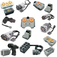 Technical Electronic Building Block MOC Refit Accessories Micro-motor RC Power Functions Parts Creative DIY Car Bricks Kids Toys 1