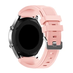 Breathable Silicone Watch Strap, 22mm, Universal Fit Accessories - 22mm (Soft powder)