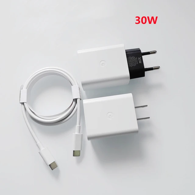 Google-cargador de USB-C de 30W, adaptador de carga rápida Pixel 7, 6, 5  pro, 5A, Compatible con productos de Google y otros dispositivos de USB-C -  AliExpress