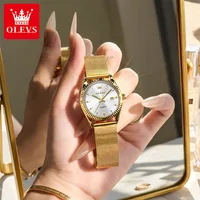 OLEVS 5692 Montres pour femmes, montre à quartz avec date automatique, montre-bracelet de luxe, étanche, élégante, montre de soirée pour femmes, NOUVEAU 2026 3