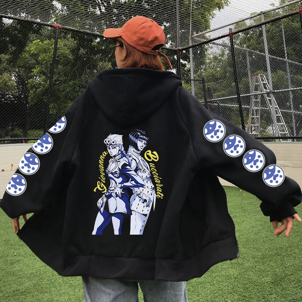 

Jojo's Bizarre Adventure Printing Hoodie Long Sleeve Hoodie Harajuku Pullover Unisex Tops