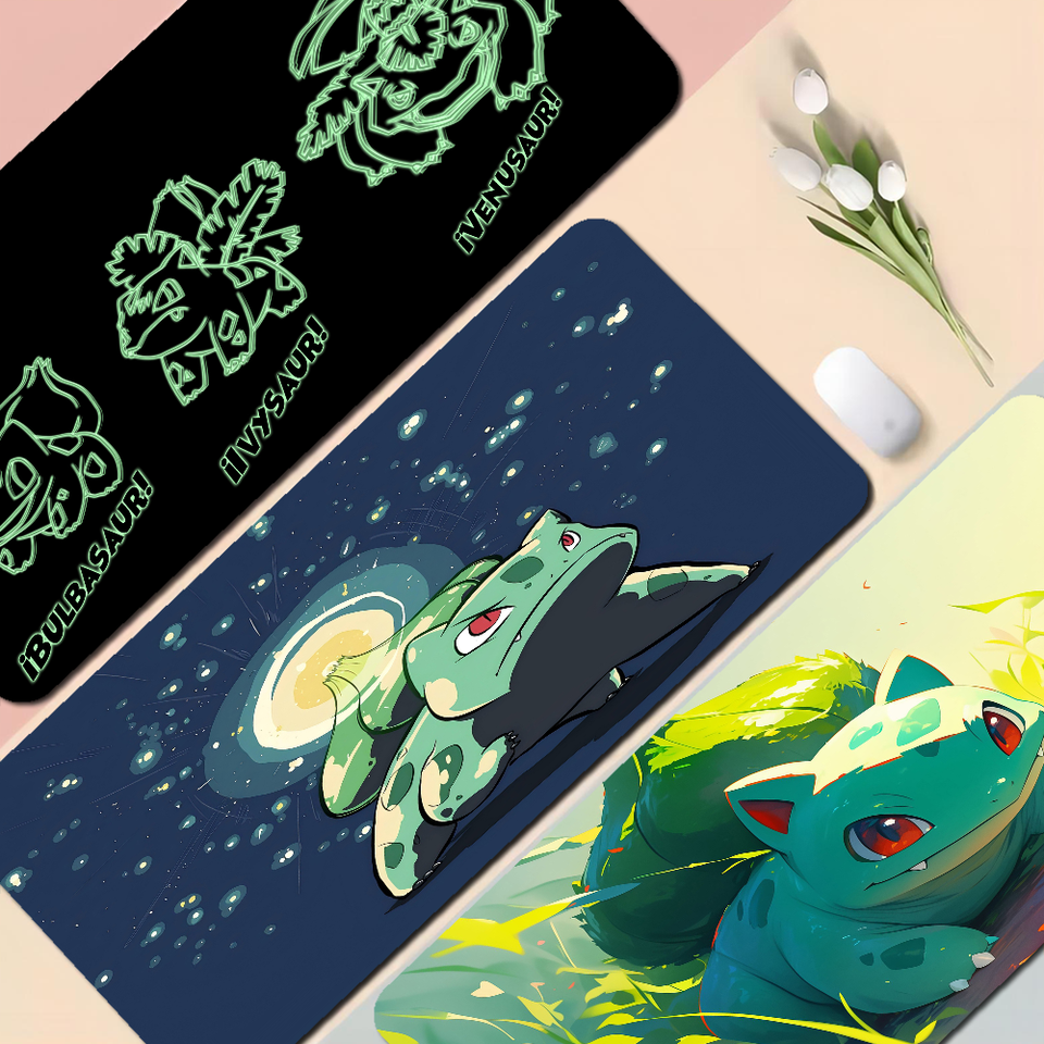 Cute B-Bulbasaur Mousepad New Arrivals Gamer Speed Mice Retail Small Rubber Mousepad Size for big CSGO Game Desktop PC Laptop
