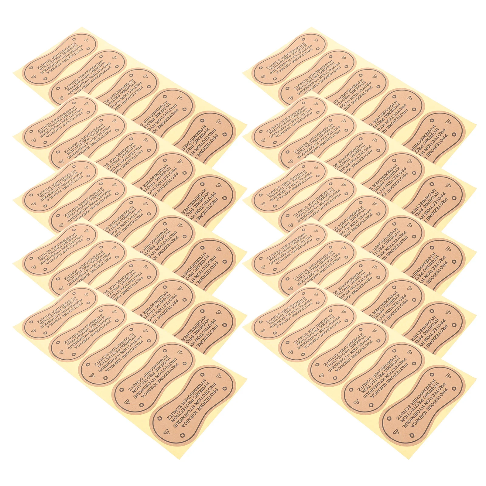 100 Pcs Sanitary Pants Girls Swimsuits Thong Panty Liners Waterproof Adhesive Labels Bikini