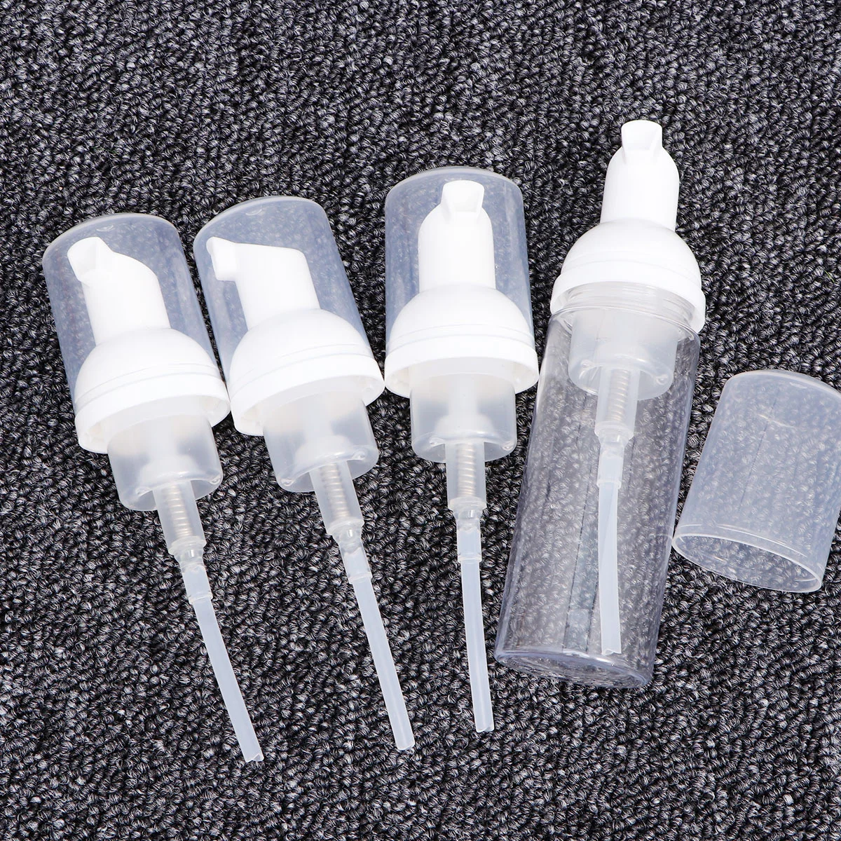 

12 Pcs Hand Refillable Bottles Container Containers Dispenser White Travel