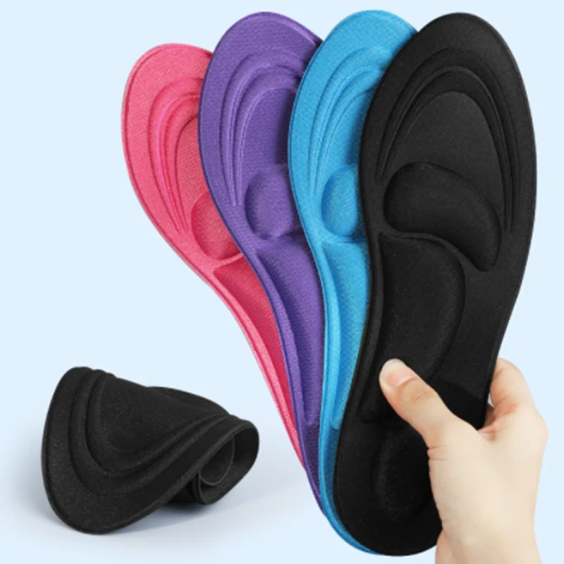 Einlegesohle für Sportschuhe, 4D-Stretch, atmungsaktiv, Deodorant, Laufkissen für Herren und Damen, Turnschuhe, Einlegesohlen, orthopädisches Fußpflege-Pad – Detail 7