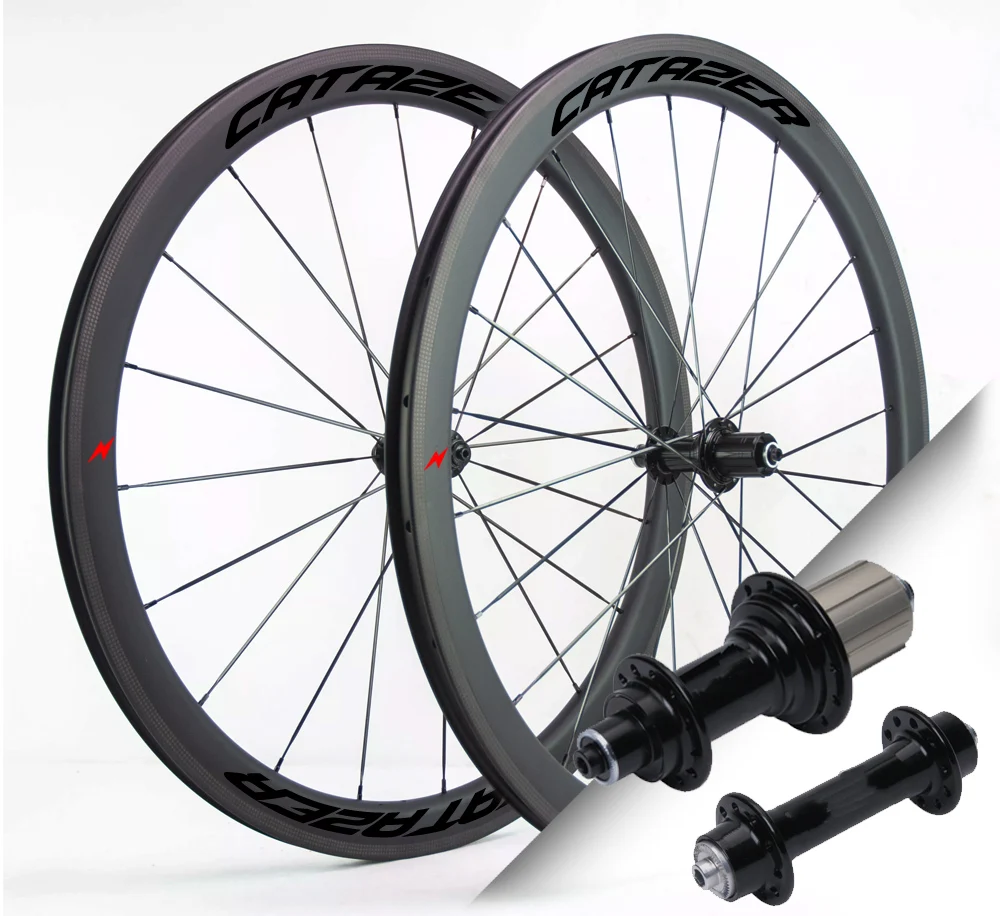 

700C 30/35/38/40/45/50/55/60/88mm Hight Toray Carbon Fiber Road Bicyclle Wheelset Rim Brake Wheels with Alloy J-bend Hub