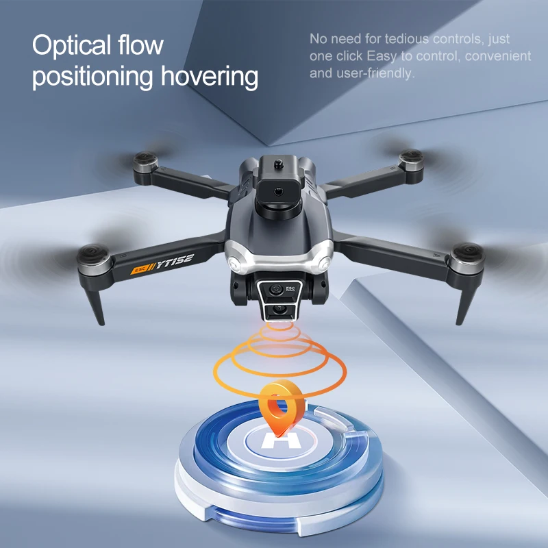 Iconic Brand YT152 8K GPS Drone Three Camera Professional 5G Obstacle Avoidance Optical Flow Positioning Brushless Upgraded RC 10000M
