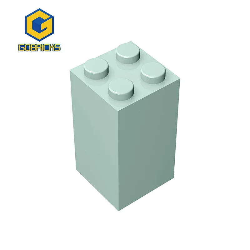 Gobricks 10PCS 벽돌 조립 입자 30145 벽돌 2x2x3 빌딩 블록 부품 교육 부품 어린이를위한 장난감