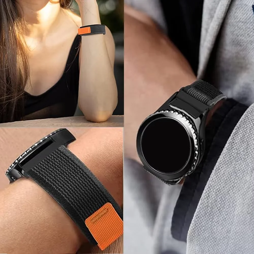 Premium Nylon Loop Strap | Universal Fit 22mm & 20mm | Breathable & Durable Watch Band