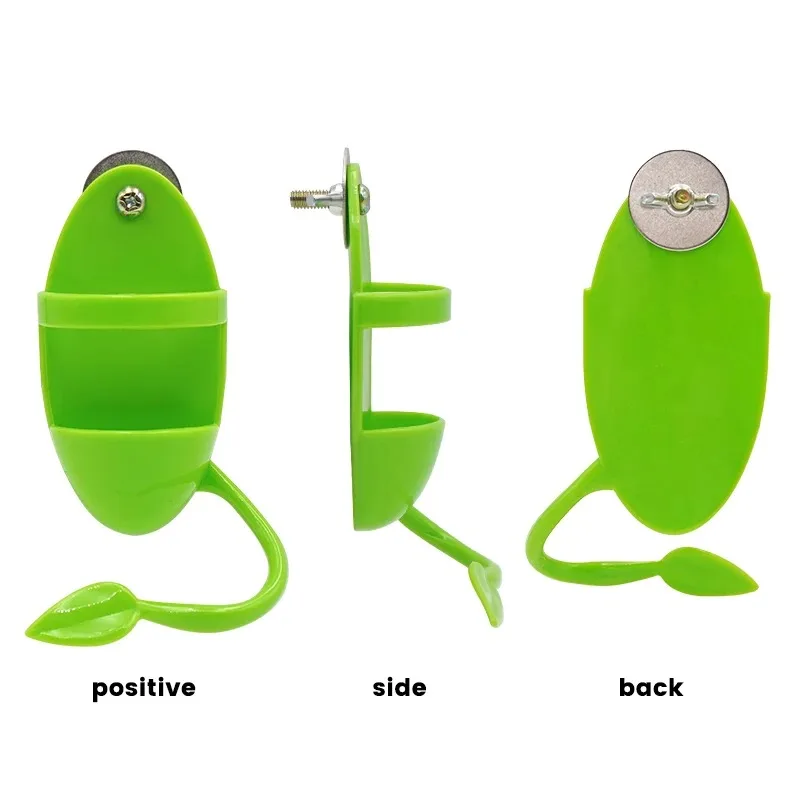 Bird Feeder Parrot Feeder Parrot Feeding Bowl Pet Water Feeder Bird Cuttlebone Holder Pet Parrot Feeder Hanging Cage Fruit Vegetable Container Feeding Cup Cuttlebone Stand Holder Cage Perching Frame Accessories